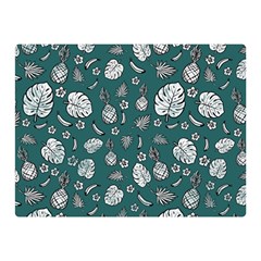 Tropical Pattern Double Sided Flano Blanket (mini)  by Valentinaart