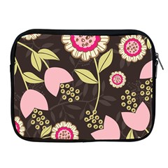 Flowers Wallpaper Floral Decoration Apple Ipad 2/3/4 Zipper Cases by Pakrebo