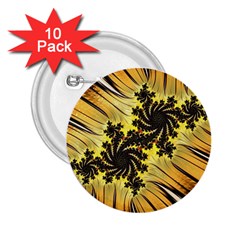 Fractal Art Colorful Pattern 2 25  Buttons (10 Pack)  by Pakrebo