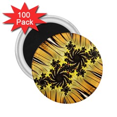 Fractal Art Colorful Pattern 2 25  Magnets (100 Pack)  by Pakrebo