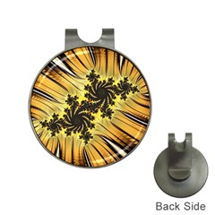 Fractal Art Colorful Pattern Hat Clips With Golf Markers by Pakrebo