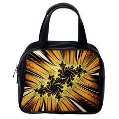 Fractal Art Colorful Pattern Classic Handbag (one Side) by Pakrebo