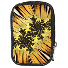 Fractal Art Colorful Pattern Compact Camera Leather Case by Pakrebo