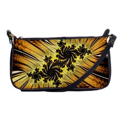 Fractal Art Colorful Pattern Shoulder Clutch Bag by Pakrebo