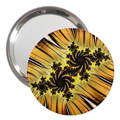 Fractal Art Colorful Pattern 3  Handbag Mirrors by Pakrebo