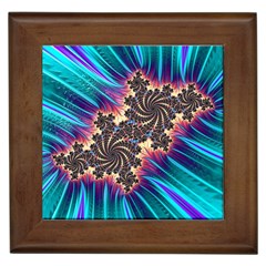 Fractal Mandelbrot Mathematical Framed Tiles by Pakrebo