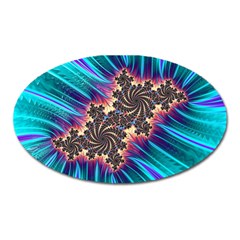 Fractal Mandelbrot Mathematical Oval Magnet by Pakrebo