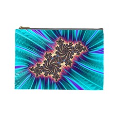 Fractal Mandelbrot Mathematical Cosmetic Bag (large) by Pakrebo