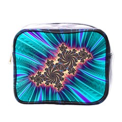 Fractal Mandelbrot Mathematical Mini Toiletries Bag (one Side) by Pakrebo