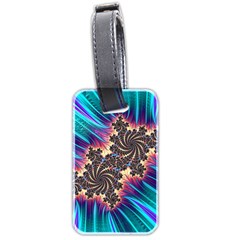 Fractal Mandelbrot Mathematical Luggage Tags (two Sides) by Pakrebo