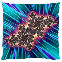 Fractal Mandelbrot Mathematical Large Cushion Case (one Side) by Pakrebo