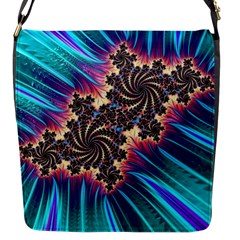 Fractal Mandelbrot Mathematical Flap Closure Messenger Bag (s) by Pakrebo