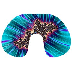 Fractal Mandelbrot Mathematical Travel Neck Pillows by Pakrebo