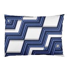 Geometric Fabric Texture Diagonal Pillow Case by Pakrebo