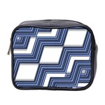 Geometric Fabric Texture Diagonal Mini Toiletries Bag (Two Sides) Front