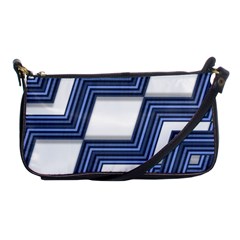 Geometric Fabric Texture Diagonal Shoulder Clutch Bag by Pakrebo