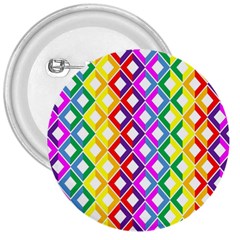 Rainbow Colors Chevron Design 3  Buttons by Pakrebo