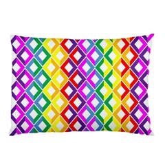 Rainbow Colors Chevron Design Pillow Case by Pakrebo