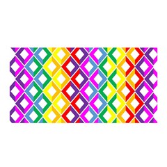 Rainbow Colors Chevron Design Satin Wrap by Pakrebo