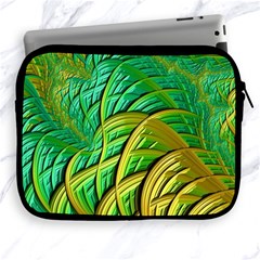 Patterns Green Yellow String Apple Ipad 2/3/4 Zipper Cases by Pakrebo