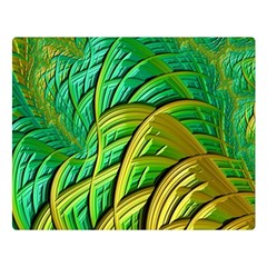 Patterns Green Yellow String Double Sided Flano Blanket (large)  by Pakrebo