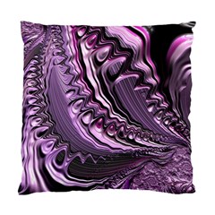 Purple Fractal Flowing Fantasy Standard Cushion Case (one Side) by Pakrebo