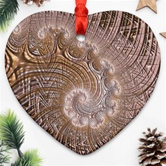 Fractal Art Pattern 3d Artwork Ornament (heart) by Pakrebo