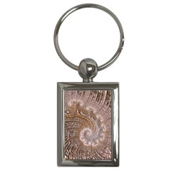 Fractal Art Pattern 3d Artwork Key Chains (rectangle)  by Pakrebo