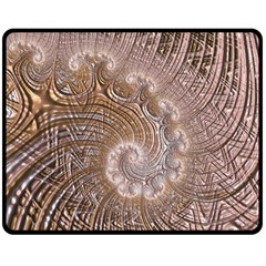 Fractal Art Pattern 3d Artwork Fleece Blanket (medium)  by Pakrebo