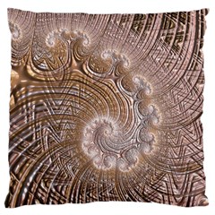 Fractal Art Pattern 3d Artwork Large Cushion Case (two Sides) by Pakrebo