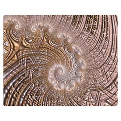 Fractal Art Pattern 3d Artwork Double Sided Flano Blanket (medium)  by Pakrebo