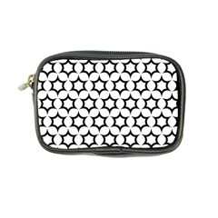 Pattern Star Repeating Black White Coin Purse by Pakrebo