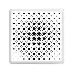 Square Diagonal Pattern Monochrome Memory Card Reader (square)