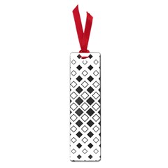 Square Diagonal Pattern Monochrome Small Book Marks by Pakrebo