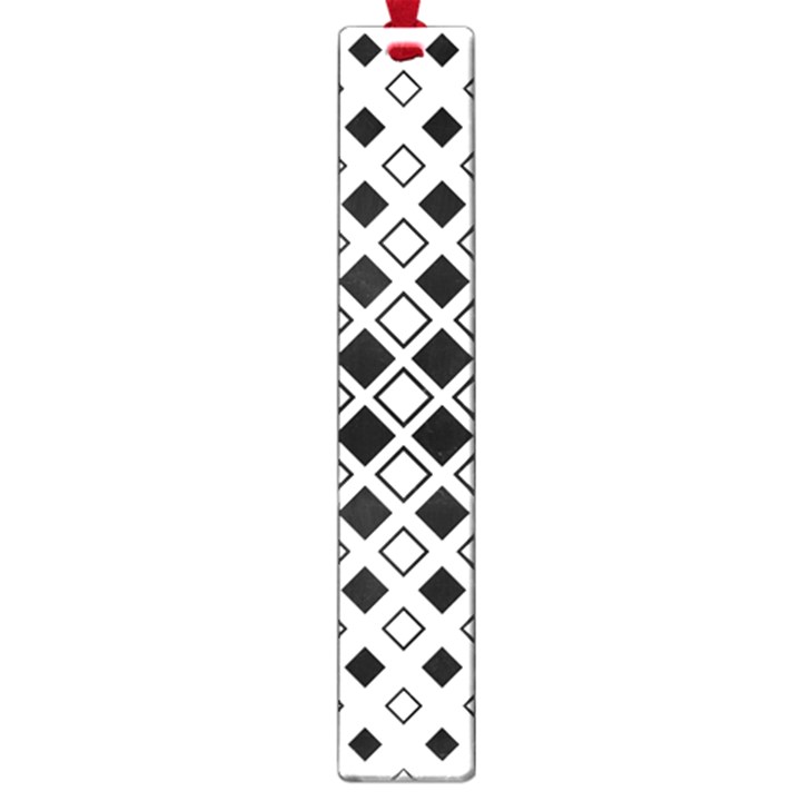 Square Diagonal Pattern Monochrome Large Book Marks