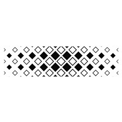 Square Diagonal Pattern Monochrome Satin Scarf (oblong) by Pakrebo