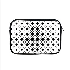 Square Diagonal Pattern Monochrome Apple Macbook Pro 15  Zipper Case by Pakrebo