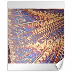 Flourish Artwork Fractal Expanding Canvas 11  X 14  by Pakrebo