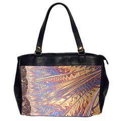 Flourish Artwork Fractal Expanding Oversize Office Handbag (2 Sides) by Pakrebo