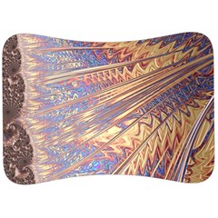 Flourish Artwork Fractal Expanding Velour Seat Head Rest Cushion