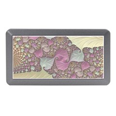 Pastels Cream Abstract Fractal Memory Card Reader (mini) by Pakrebo