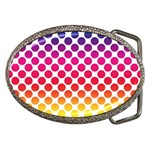 Polka Dots Spectrum Colours Dots Belt Buckles Front