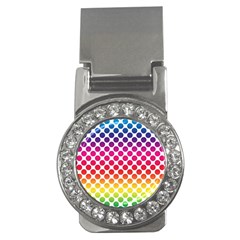 Polka Dots Spectrum Colours Dots Money Clips (cz)  by Pakrebo