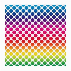 Polka Dots Spectrum Colours Dots Medium Glasses Cloth (2-side) by Pakrebo