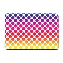 Polka Dots Spectrum Colours Dots Small Doormat  by Pakrebo