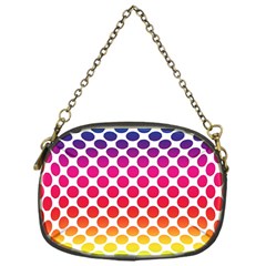 Polka Dots Spectrum Colours Dots Chain Purse (one Side) by Pakrebo