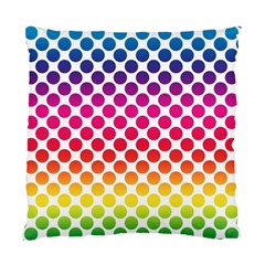 Polka Dots Spectrum Colours Dots Standard Cushion Case (one Side) by Pakrebo