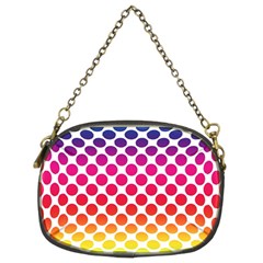 Polka Dots Spectrum Colours Dots Chain Purse (two Sides) by Pakrebo