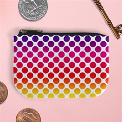 Polka Dots Spectrum Colours Dots Mini Coin Purse by Pakrebo