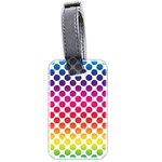 Polka Dots Spectrum Colours Dots Luggage Tags (Two Sides) Back